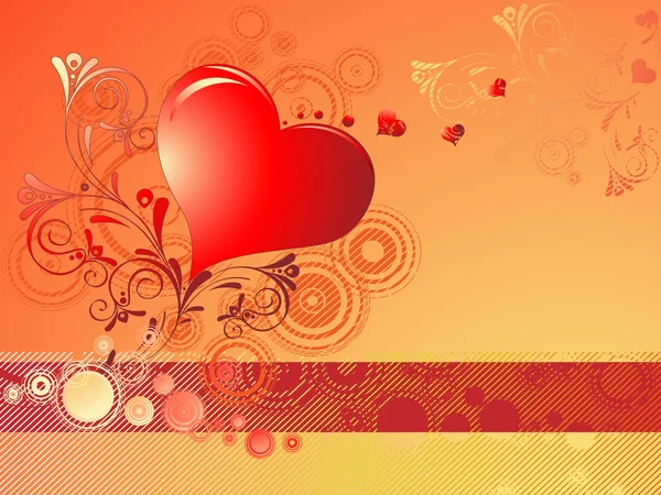 Résumé fond de valentin — Image vectorielle