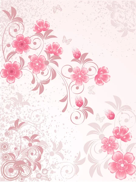 Fleur de cerisier japonais — Image vectorielle