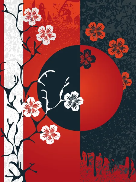 Sakura japonais — Image vectorielle