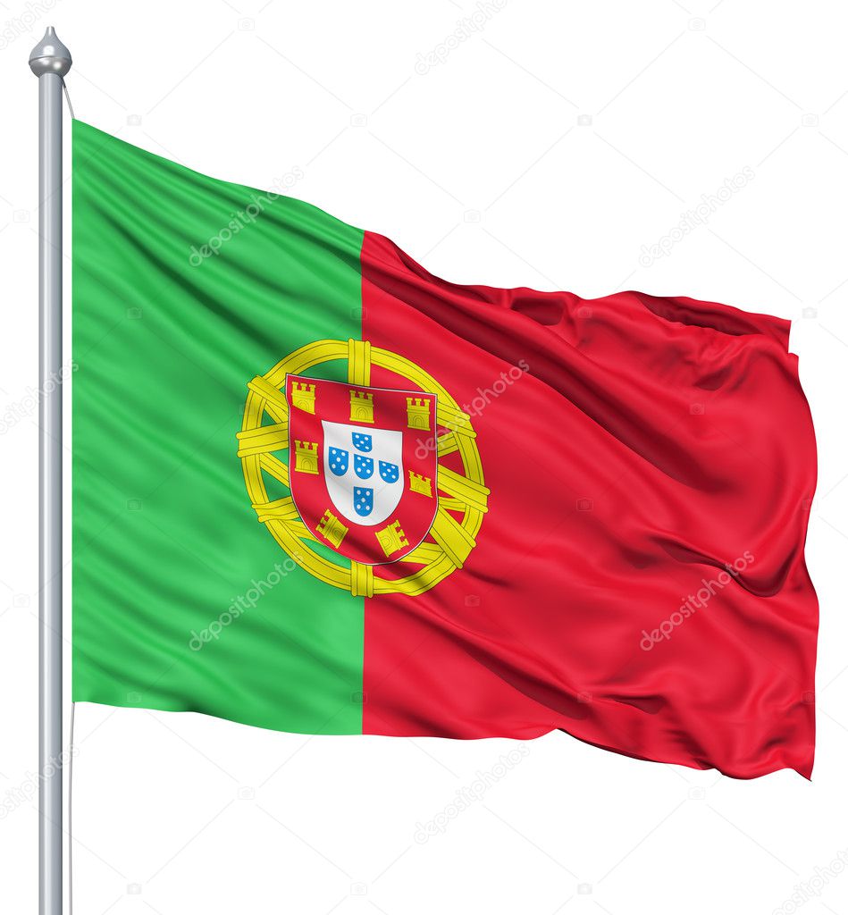 Waving Flag Of Portugal — Stock Photo © Fckncg #10058122