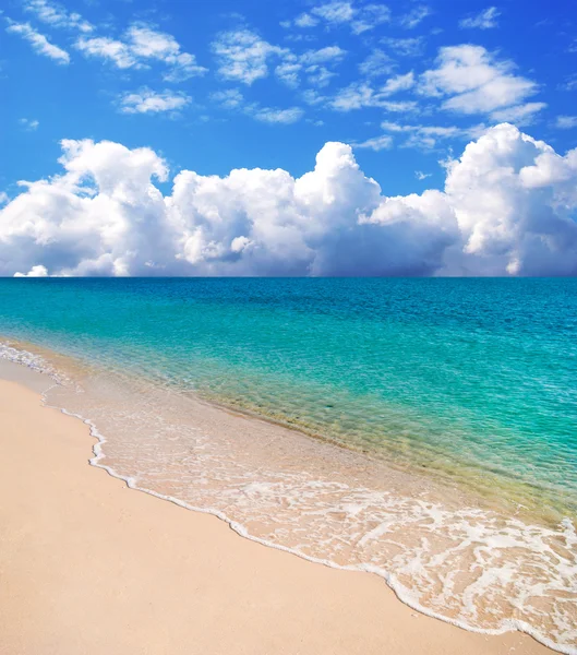 Playa y un mar — Foto de Stock