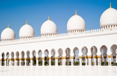 Mosque in Abu Dhabi clipart