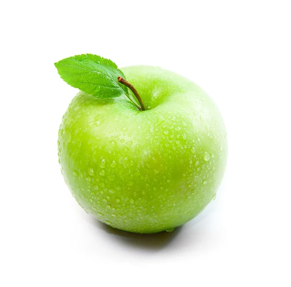 Grönt äpple — Stockfoto