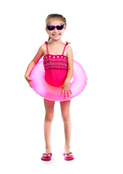Маленька дівчинка в купальниках — стокове фото