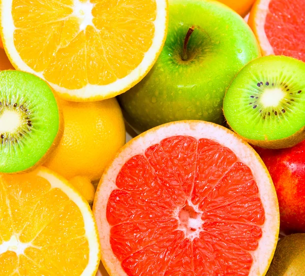 Grande variedade de frutas — Fotografia de Stock