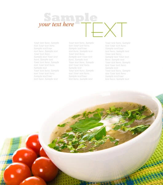 Zupa Minestrone — Zdjęcie stockowe