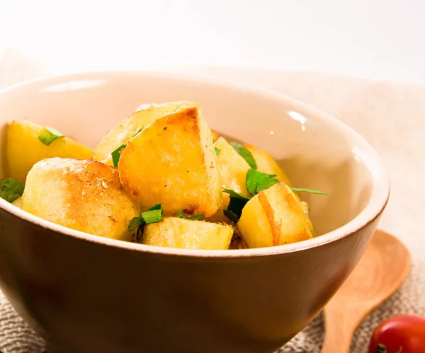 香草烤的土豆 — 图库照片