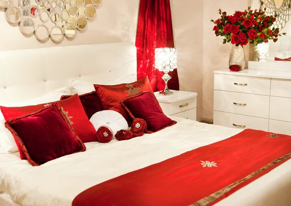Luxury home bedroom — Stock Photo, Image