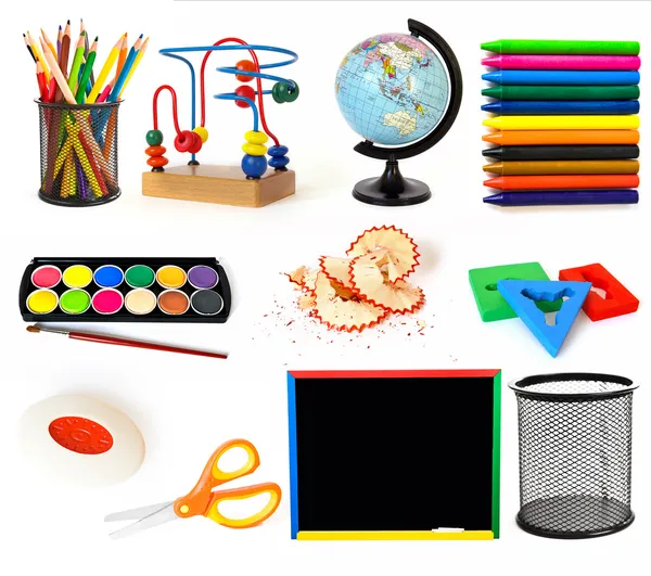 Group of school objects — Stock Photo, Image