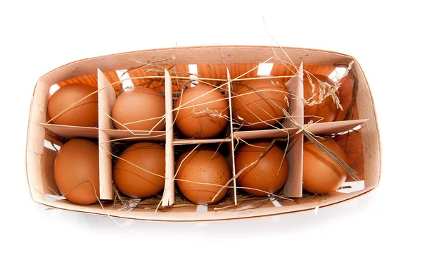 包装的鸡蛋 — 图库照片