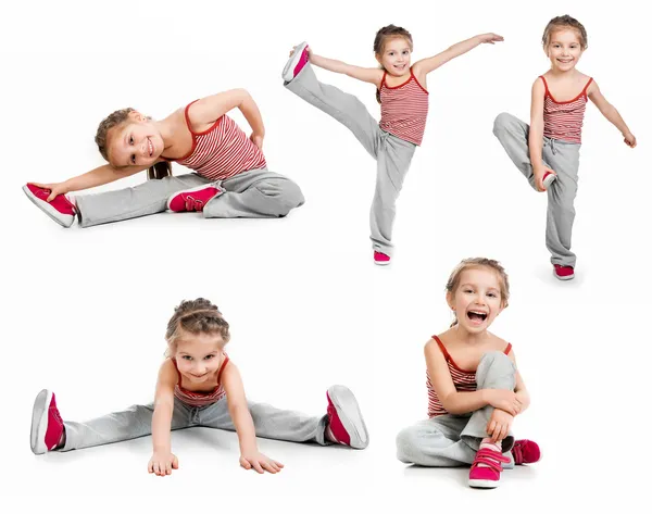 Girl gymnast — Stock Photo, Image