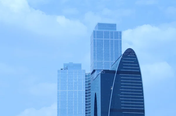 Skyscrapers on sky background — Stock Photo, Image