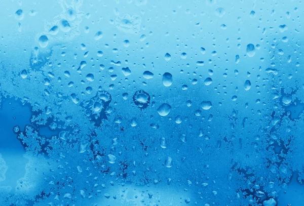 Hielo y agua gotas textura — Foto de Stock
