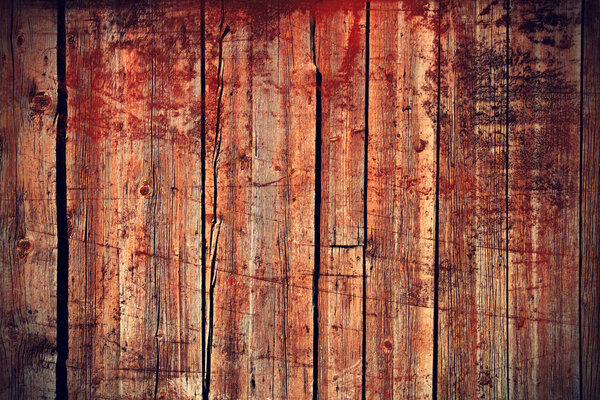 Damage wooden fence background