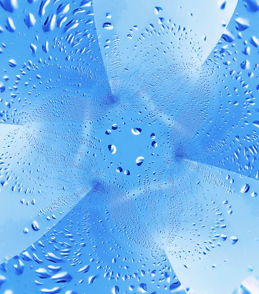 Gotas de água fundo abstrato — Fotografia de Stock