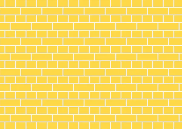 Parede de tijolo amarelo — Fotografia de Stock