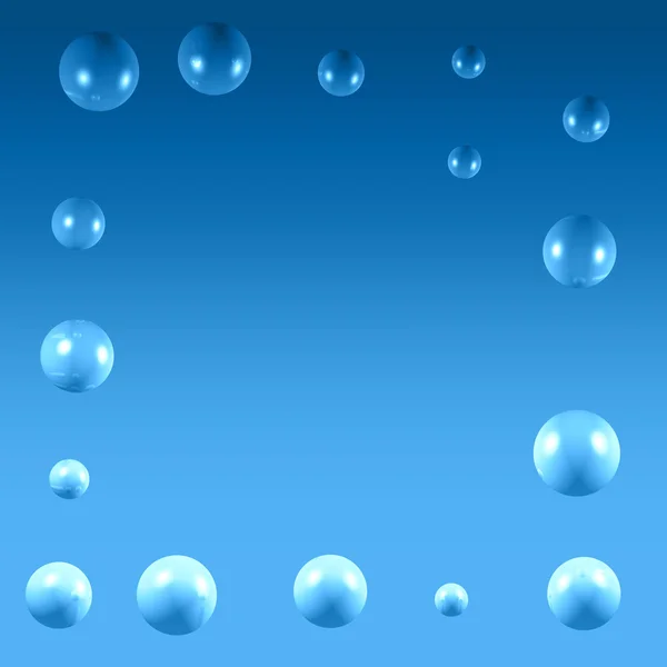抽象的な空気の泡の背景 — ストック写真