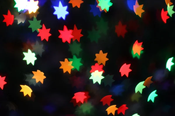 Neon stjärnor i holiday bakgrund — Stockfoto