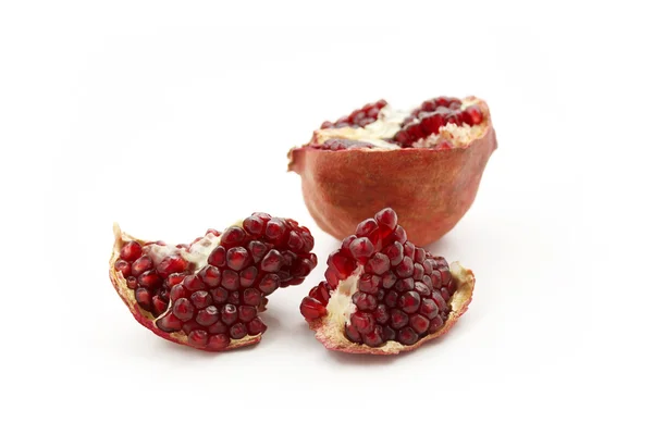 Pomegranate fruit on white background — Stock Photo, Image