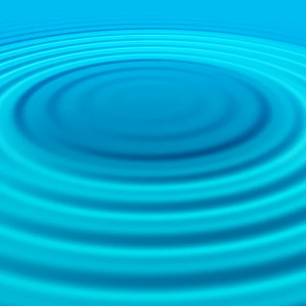 Anéis em uma superfície de água — Fotografia de Stock