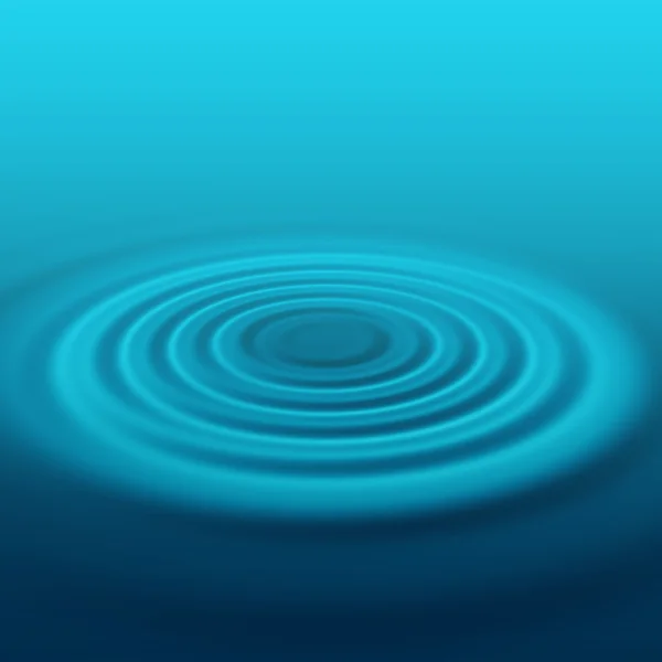 Ondas em uma superfície de água — Fotografia de Stock