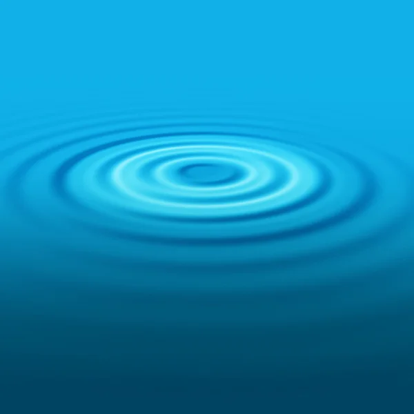 Ondas em uma superfície de água — Fotografia de Stock