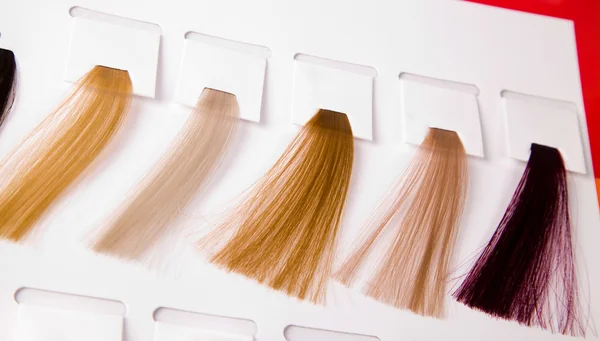 A haj festett zárak — Stock Fotó