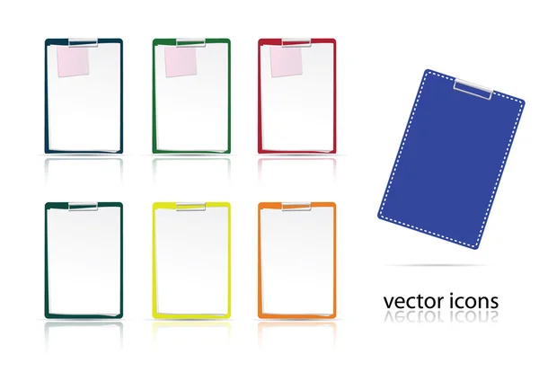 Conjunto de iconos de mesa plana — Vector de stock
