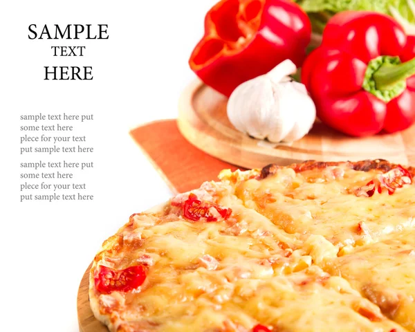 Sliced pizza — Stock Photo, Image