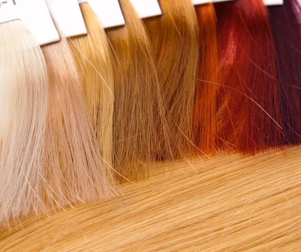 Saçları boyalı kilitleri — Stok fotoğraf
