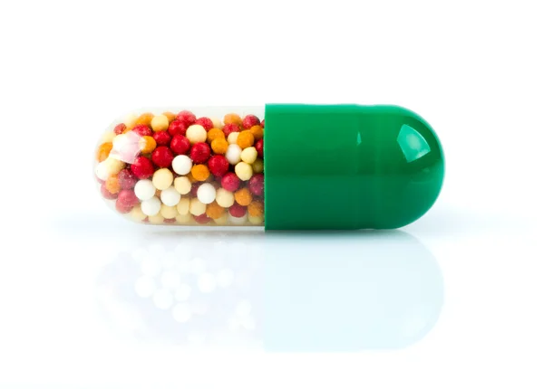 Gröna piller — Stockfoto