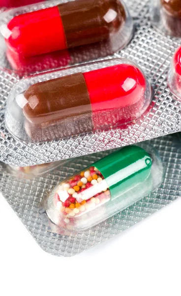 Pills in packs — Stock Photo, Image