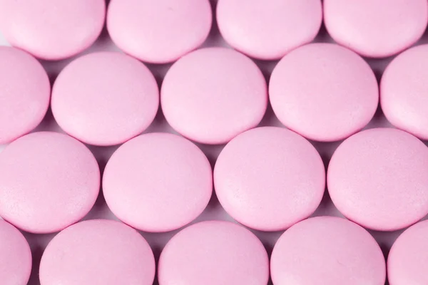 粉红色药丸 — 图库照片