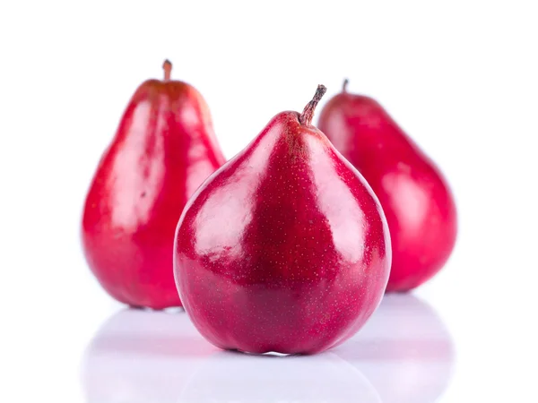 Peras rojas maduras — Foto de Stock