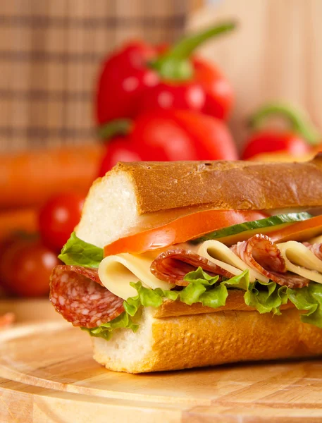 Sandwich — Fotografie, imagine de stoc