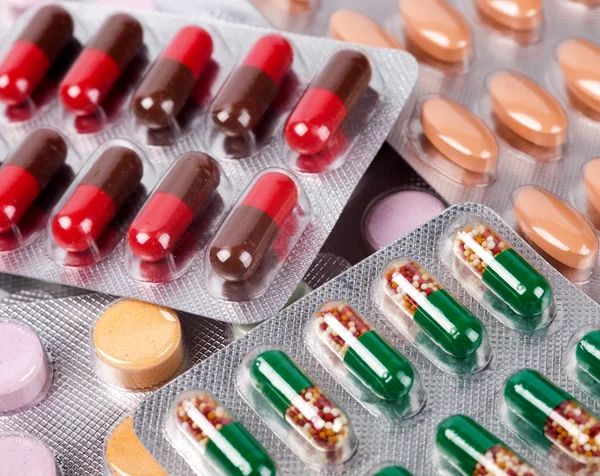 Un montón de pastillas — Foto de Stock