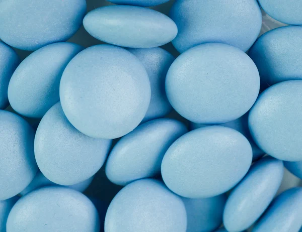 Blaue Pillen — Stockfoto