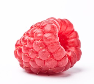 Raspberry on white clipart