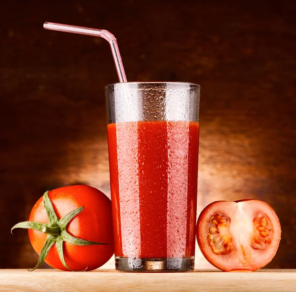 Sumo de tomate — Fotografia de Stock