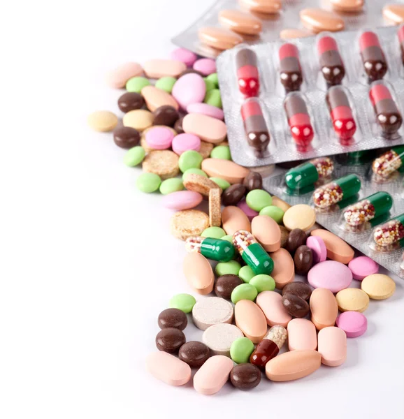 A lot of pills — Stock Photo, Image