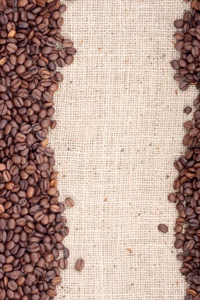 Brown roasted coffee beans. — Stock Photo, Image