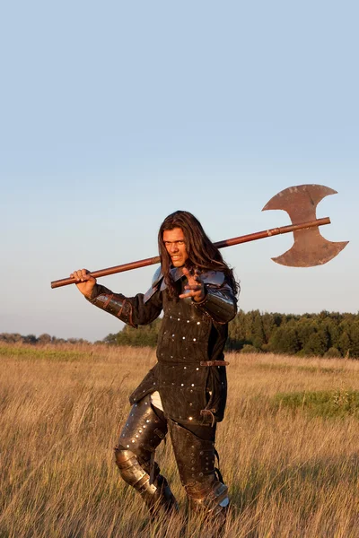 Middeleeuwse ridder — Stockfoto