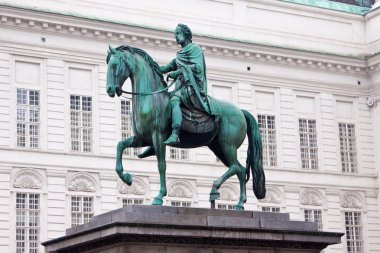 Statue of Josef, Vienna, Austria. clipart