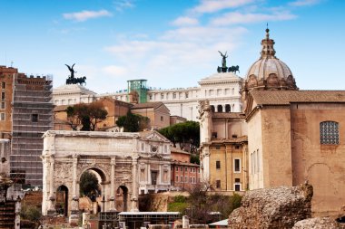 Roma 'da Roma harabeleri.