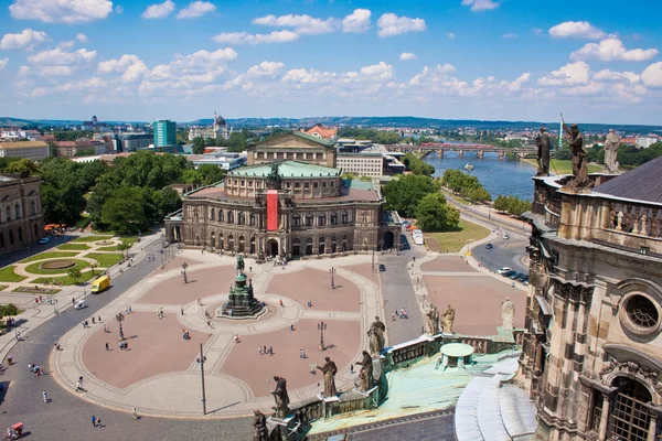 Semper Opera House, Dresden, Alemanha — Fotografia de Stock