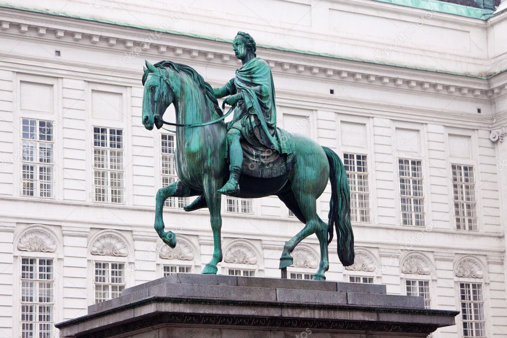 Statue of Josef, Vienna, Austria.