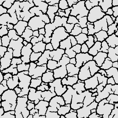 Seamless cracked surface. clipart