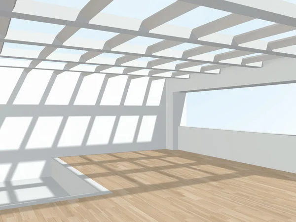3D interiér. — Stock fotografie