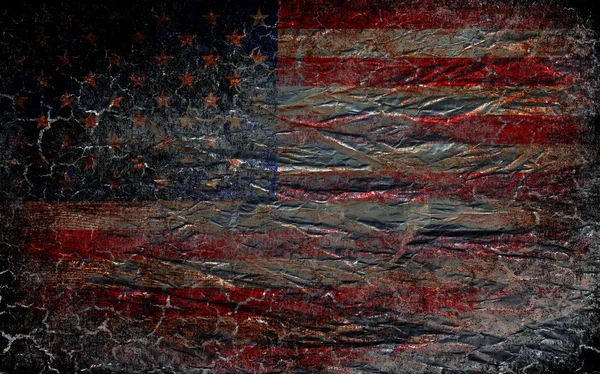 Bandera americana. — Foto de Stock