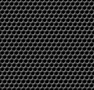 Metal grid seamless pattern. clipart
